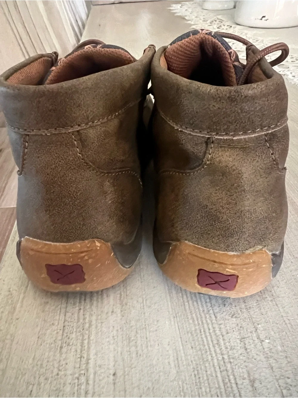 Twisted X Youth Barbwire Chukka Driving Moccasins • Barbwire Edition